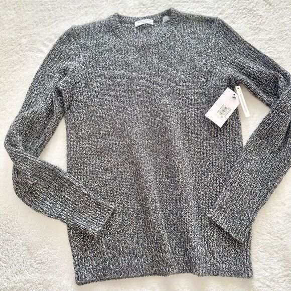 Equipment femme SHANE CREW NECK STYLE U10-S011M COLOR BLACK-IVORY - NWT - Picture 2 of 6